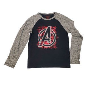 Marvel Avengers Logo Large Black/Grey Cotton/Polyester